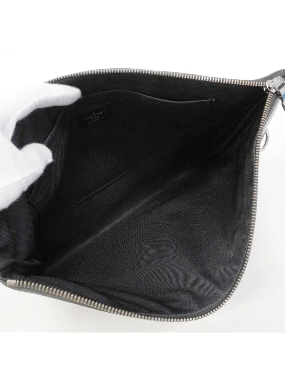 Louis Vuitton Clutch Monogram Eclipse Pochette Discovery Black